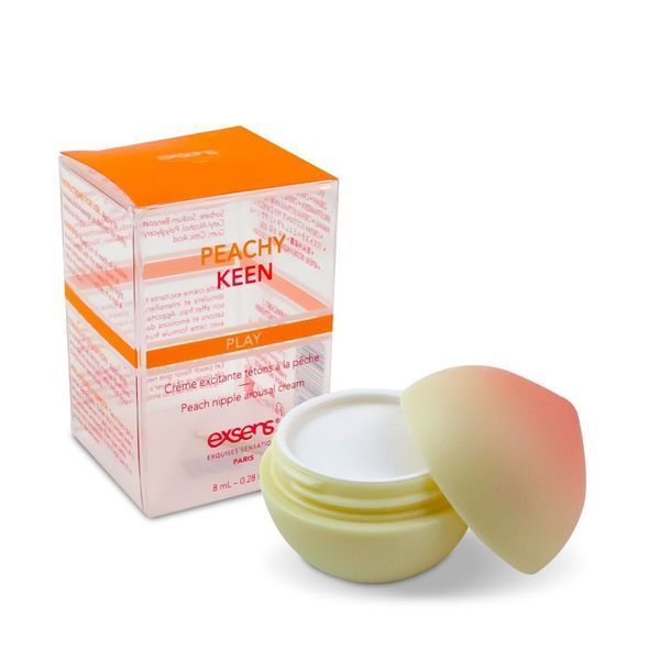 Збуджувальний бальзам для сосків EXSENS Peachy Keen (8 мл) &mdash; зі смаком персика та охолоджувальним ефектом SO7035 фото