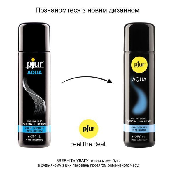 Преміальний лубрикант на водній основі pjur Aqua (250 мл) PJ10350 фото