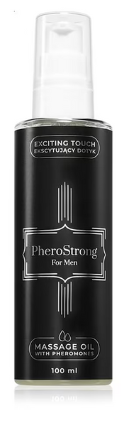 Чоловіча масажна олія для тіла з феромонами PheroStrong for Men Massage Oil (100 мл) FSM2 фото
