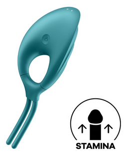 Ерекційне віброкільце-лассо Swordsman колір: зелений Satisfyer (Німеччина) IG018416 фото