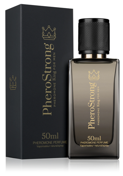 Чоловічі парфуми з феромонами PheroStrong King For Men (Пряно-деревний зі свіжими нотами, 50 мл) LD24 фото
