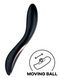 Вибратор для точки G с подвижным шариком Rrrolling Explosion цвет: черный Satisfyer (Германия) IG044019 фото 1