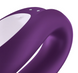 Смарт-вибратор для пар Double Fun цвет: фиолетовый Satisfyer (Германия) IG002460 фото 3