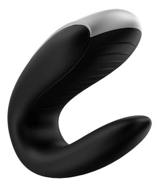 Смарт вібратор для пар Double Fun колір: чорний Satisfyer (Німеччина) IG001692 фото