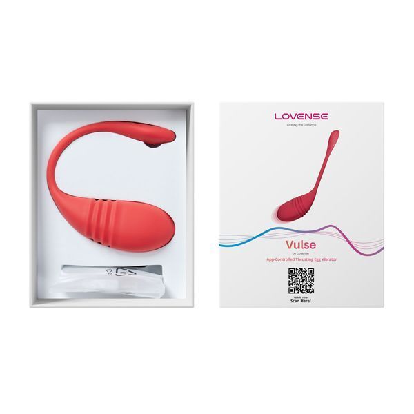 Смарт-віброяйце з пульсацією Lovense Vulse (Thrusting Egg Vibrator), імітація фрикцій SO8792 фото