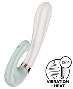 Смарт-вибратор кролик с подогревом Heat Wave Mint Satisfyer (Германия) IG002569 фото