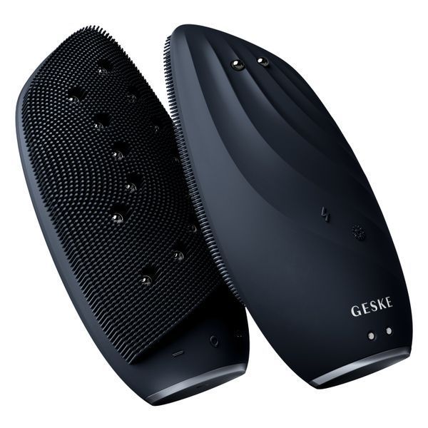 Очистительная щетка для лица GESKE Sonic Thermo Facial Brush&Face-Lifter 8в1 black HB0091 фото