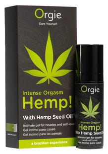 Посилювач оргазму Intense Orgasm Hemp!, 15 мл. з олією канабісу ORGIE (Бразилія-Португалія) 51393 фото