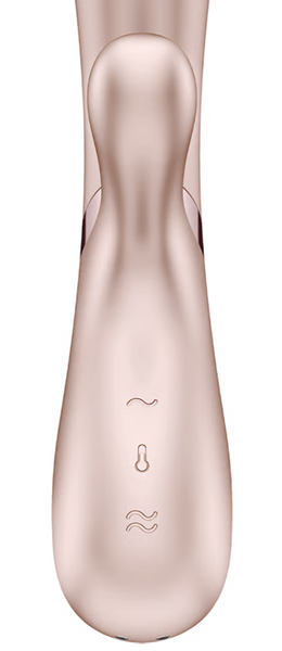 Вібратор-кролик із підігрівом Hot Lover колір: нюдовий Satisfyer (Німеччина) IG002514 фото