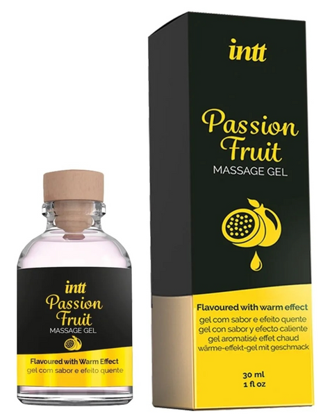 Інтимний масажний гель із соковитим ароматом маракуї INTT Passion Fruit Massage Gel (30 мл) &mdash; тропічний афродизіак та екзотична прелюдія SO4897 фото