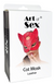 Еротична маска кішечки з натуральної шкіри Art of Sex Cat Mask, чорна SO7479 фото 6