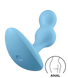 Анальна смарт пробка з вібрацією Deep Diver колір: блакитний Satisfyer (Німеччина) IG006802 фото 1