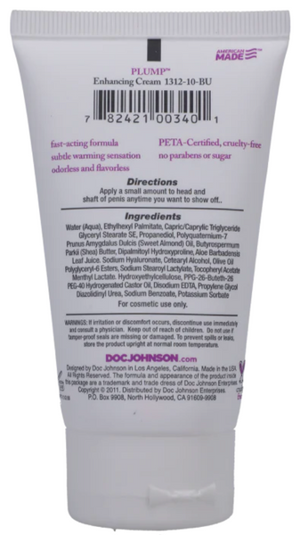 Крем для увеличения члена Doc Johnson Plump - Enhancing Cream For Men (56 гр) SO1564 фото