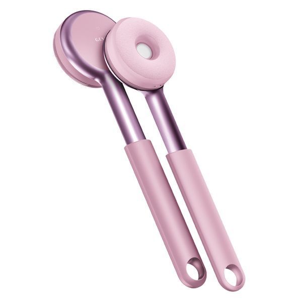 Звукова світлодіодна щітка для всього тіла GESKE Sonic LED Full-Body Brush&Intensive Exfoliator 9в1 pink HB0390 фото