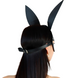 Еротична маска зайчика з натуральної шкіри Art of Sex Bunny Mask, чорна SO9644 фото 6