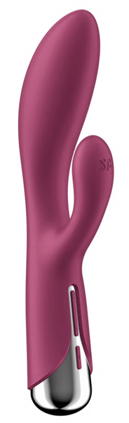 Вібратор-кролик з ротацією Spinning Rabbit 1 колір: бордовий Satisfyer (Німеччина) IG048727 фото