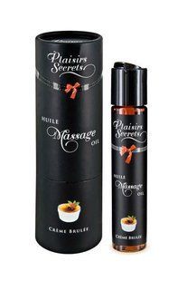 Масажна олія Plaisirs Secrets Creme Brulee з афродизіаками, їстівна (59 мл) SO1840 фото