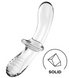 Скляний фалоімітатор Double Crystal колір: прозорий Satisfyer (Німеччина) IG045665 фото