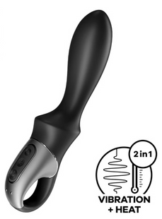 Анальний смарт вібратор з підігрівом Heat Climax колір: чорний Satisfyer (Німеччина) IG001661 фото