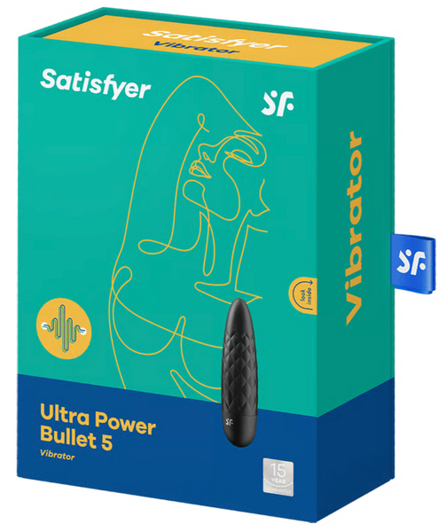 Виброшара Ultra Power Bullet 5 цвет: черный Satisfyer (Германия) IG007779 фото