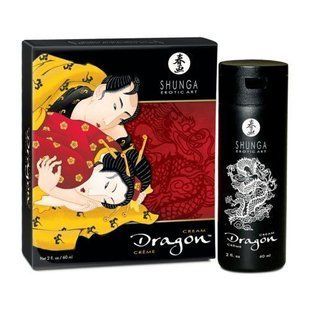 Стимулювальний крем для пар Shunga Dragon Cream (60 мл) &mdash; ефект тепло-холод та поколювання SO2523 фото