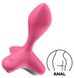 Анальная пробка с вибрацией Game Changer цвет: розовый Satisfyer (Германия) IG006789 фото 1